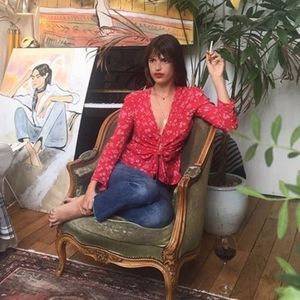 ROUJE Rare Blouse as seen on Jeanne Damas